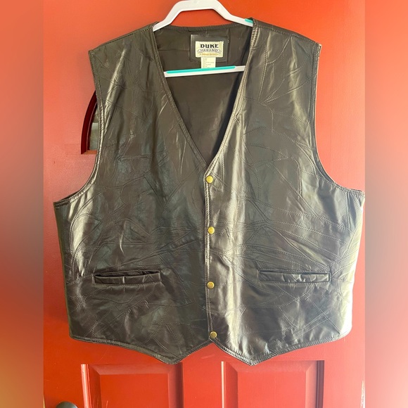duke haband Other - DUKE HAVAND deep brown leather vest